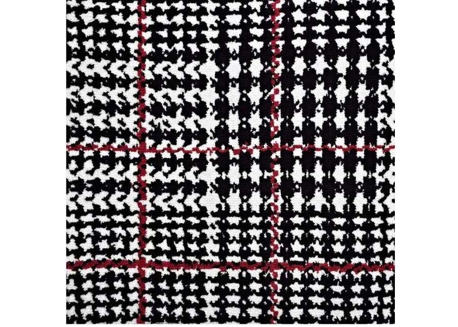 Kaja Abstract Plaid 5x8 Area Rug