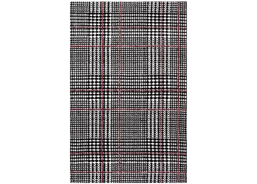 Kaja Abstract Plaid 5x8 Area Rug