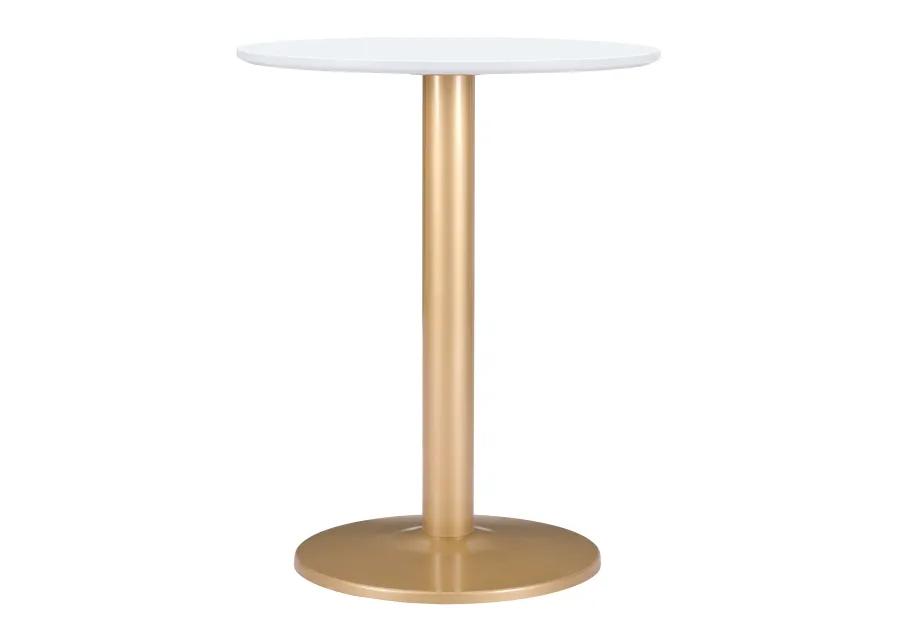 Alto Bistro Table White & Gold