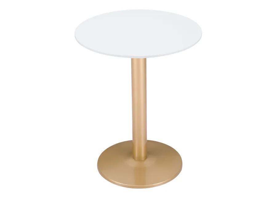 Alto Bistro Table White & Gold