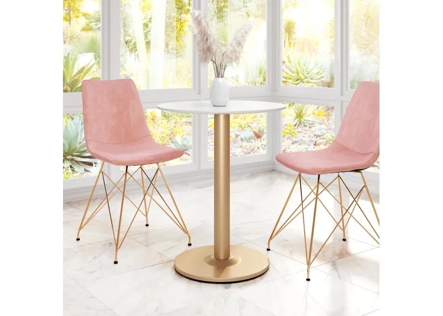 Alto Bistro Table White & Gold