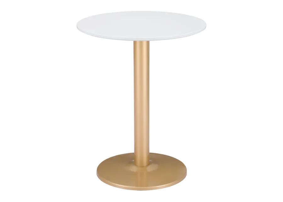 Alto Bistro Table White & Gold