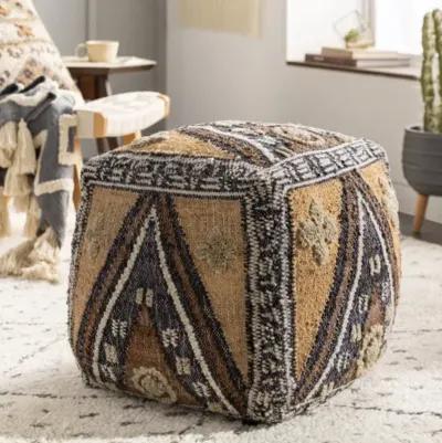 Luanda 18"H x 18"W x 18"D Pouf