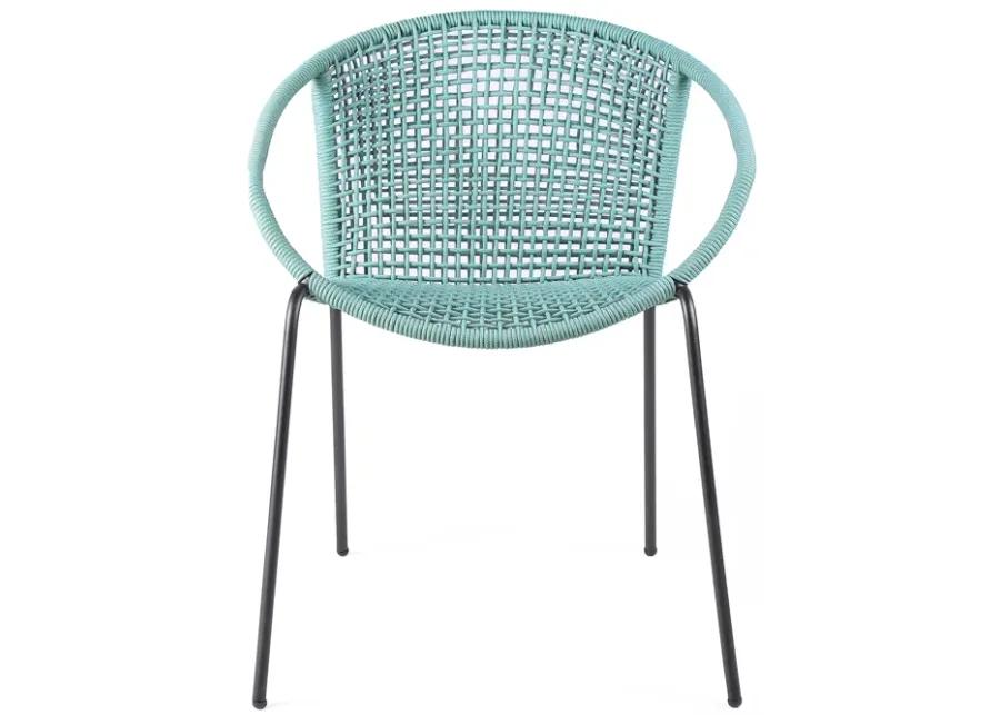 Snack Stackable Steel Indoor/Outdoor Dining Chair 