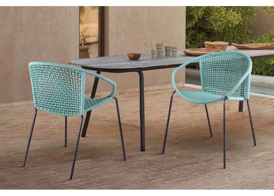 Snack Stackable Steel Indoor/Outdoor Dining Chair 