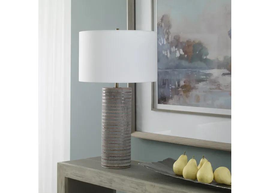 Monolith Gray Table Lamp