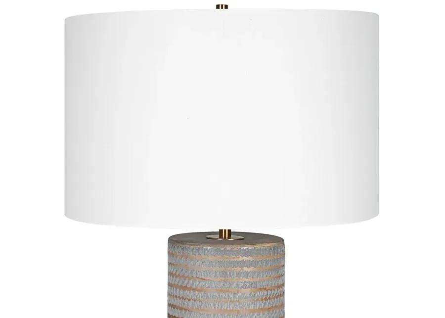 Monolith Gray Table Lamp