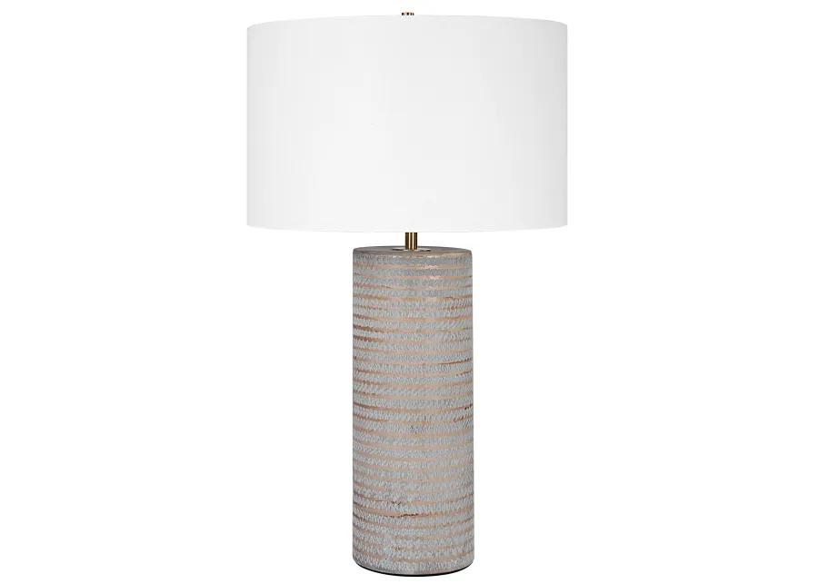 Monolith Gray Table Lamp