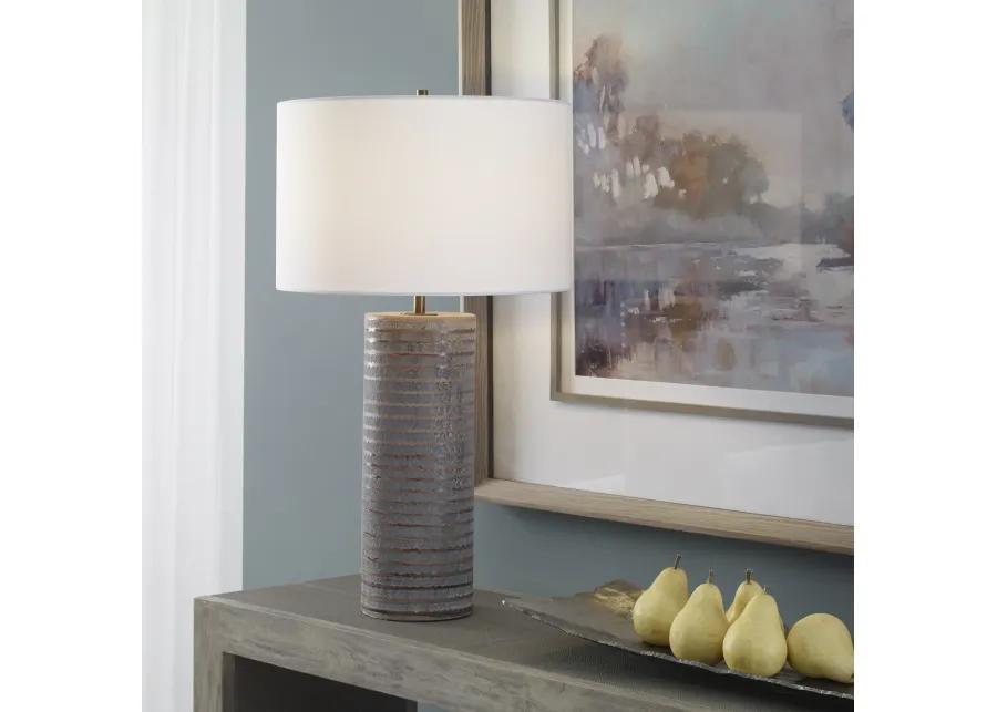 Monolith Gray Table Lamp