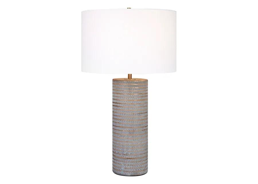 Monolith Gray Table Lamp