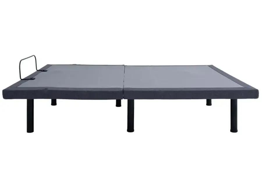 Negan California King Adjustable Bed Base Grey and Black