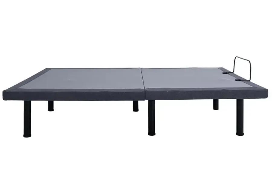 Negan California King Adjustable Bed Base Grey and Black