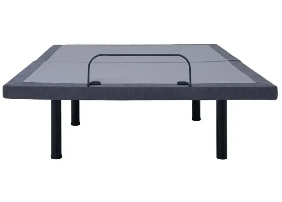 Negan California King Adjustable Bed Base Grey and Black