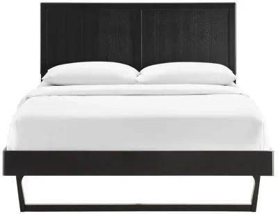 Alana Twin Wood Platform Bed With Angular Frame