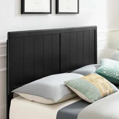 Alana Twin Wood Platform Bed With Angular Frame