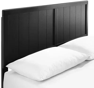 Alana Twin Wood Platform Bed With Angular Frame