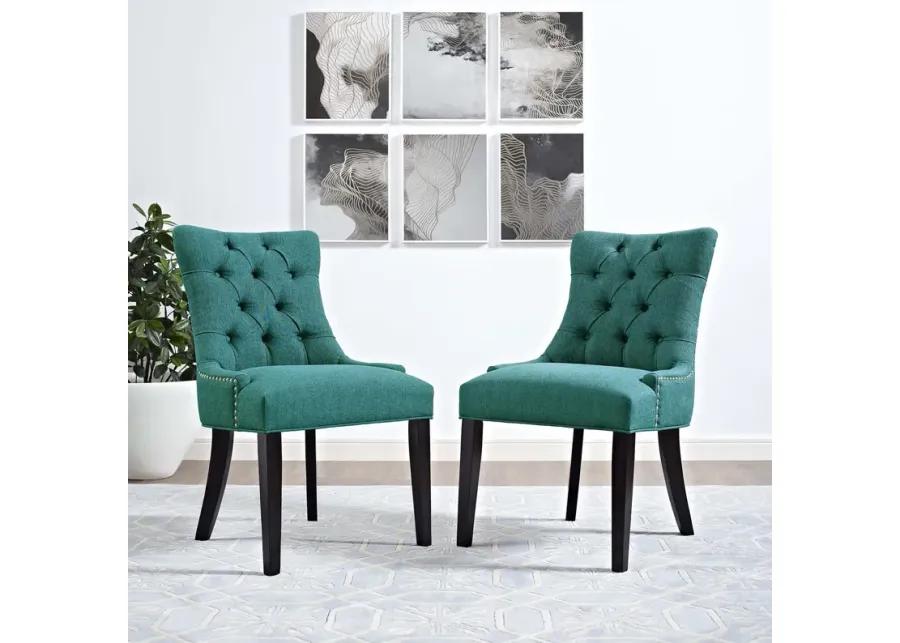 Regent Dining Side Chair Fabric Set of 2