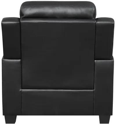 Finley Tufted Upholstered Chair Black