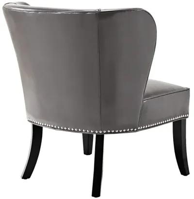 Madison Park Hilton Grey Armless Accent Chair