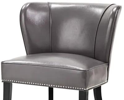 Madison Park Hilton Grey Armless Accent Chair