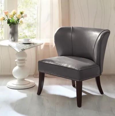 Madison Park Hilton Grey Armless Accent Chair