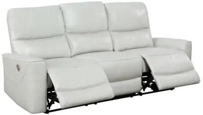 Greenfield 2-piece Upholstered Power Reclining Sofa Set Ivory