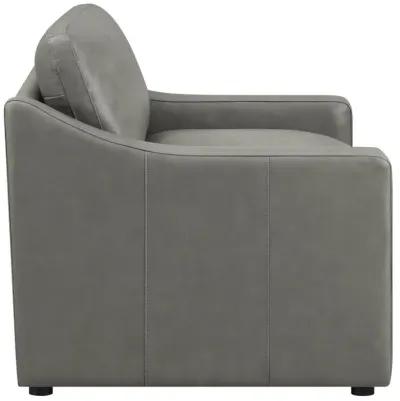 Grayson Sloped Arm Upholstered Chair Grey