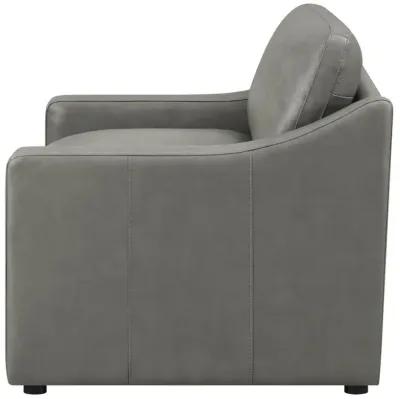 Grayson Sloped Arm Upholstered Chair Grey