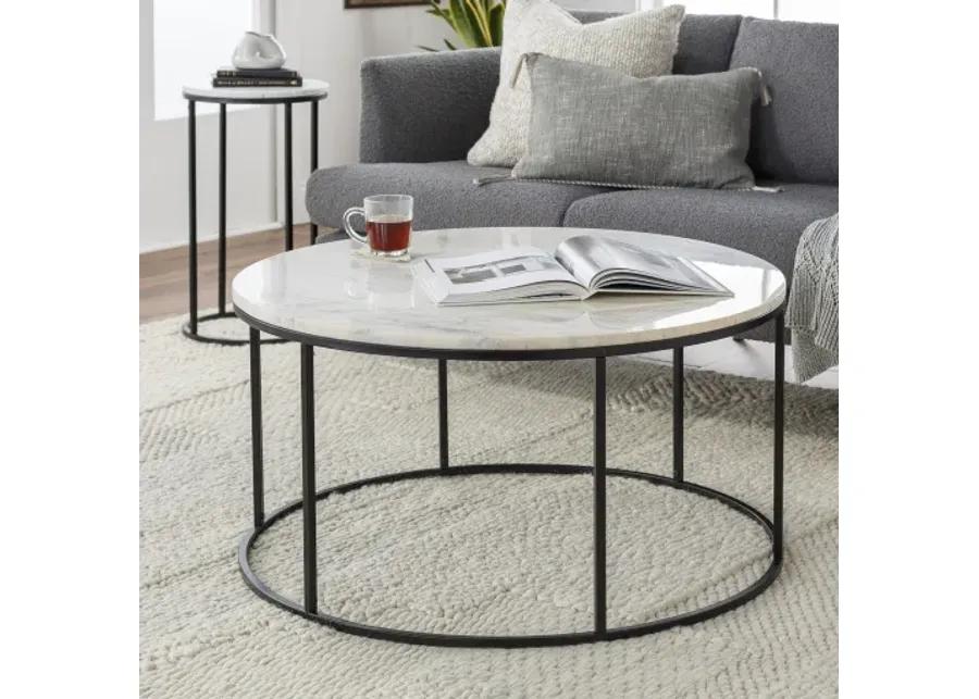 Aryaa YAA-004 18"H x 36"W x 36"D Coffee Table