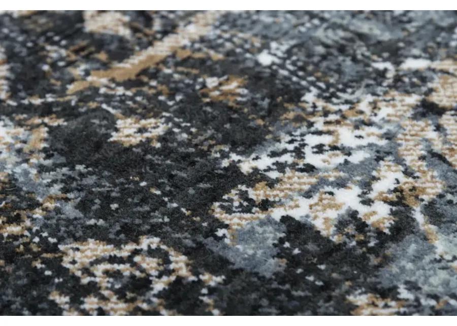 Elite Charcoal  Recycled Polyester 2'6" x 8' Runner Rug