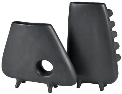 Sharpe Vase  -  Black - Set of 2