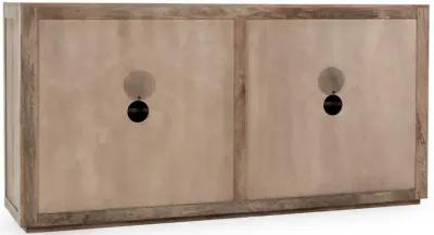 Jensen Mango Wood 4Dr Cabinet Taupe