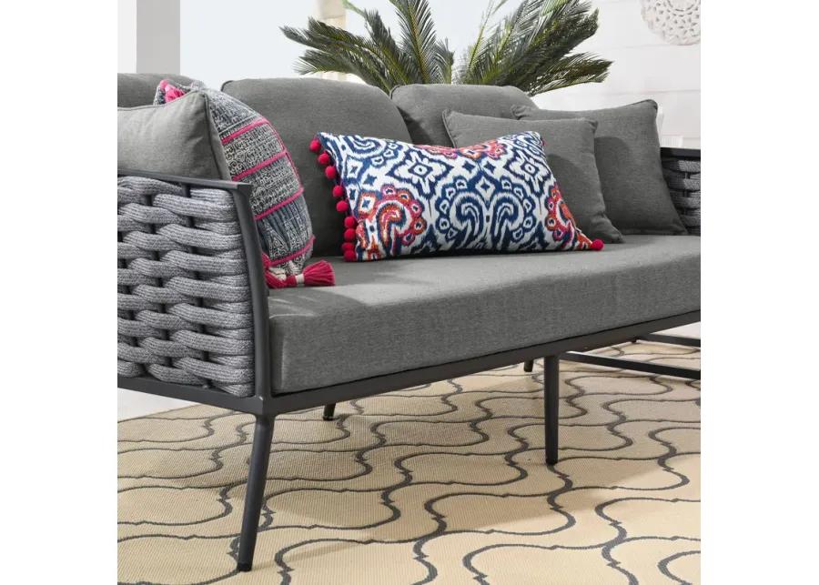 Stance Outdoor Patio Aluminum Sofa