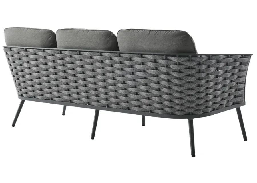 Stance Outdoor Patio Aluminum Sofa