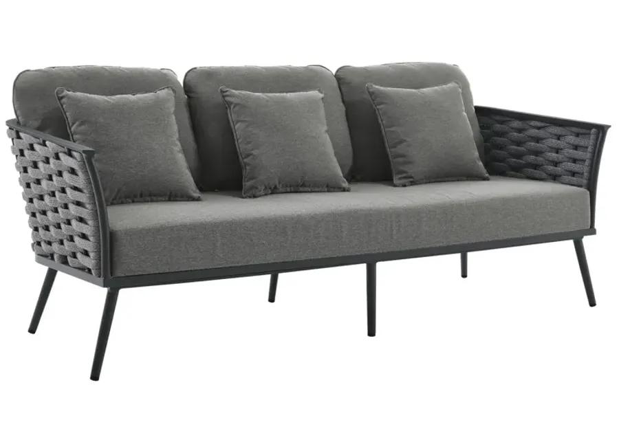 Stance Outdoor Patio Aluminum Sofa