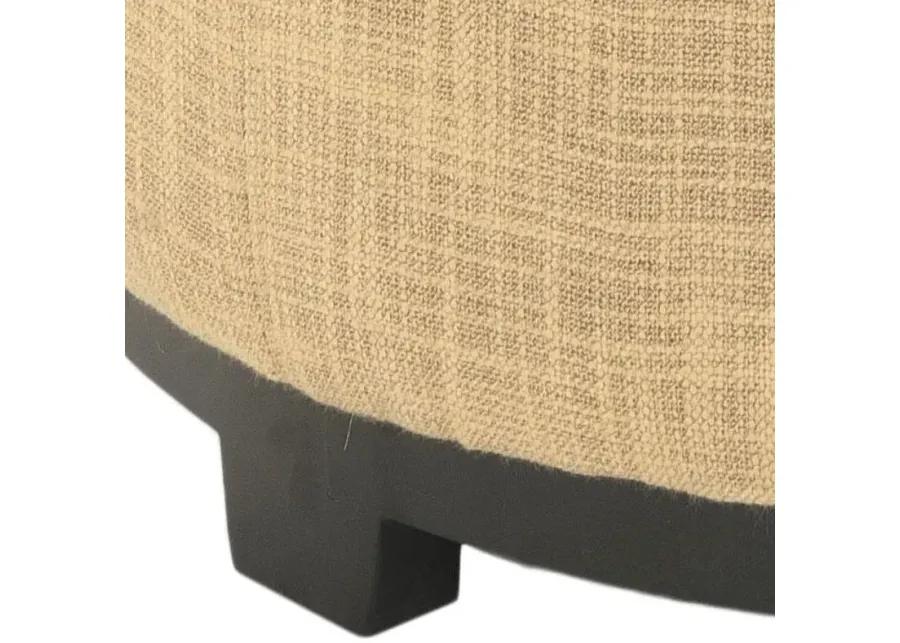 CHELSEA ROUND TRAY OTTOMAN