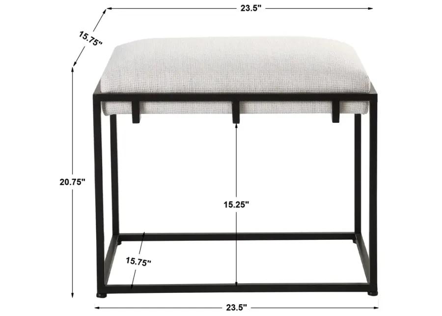 Paradox White Small Bench