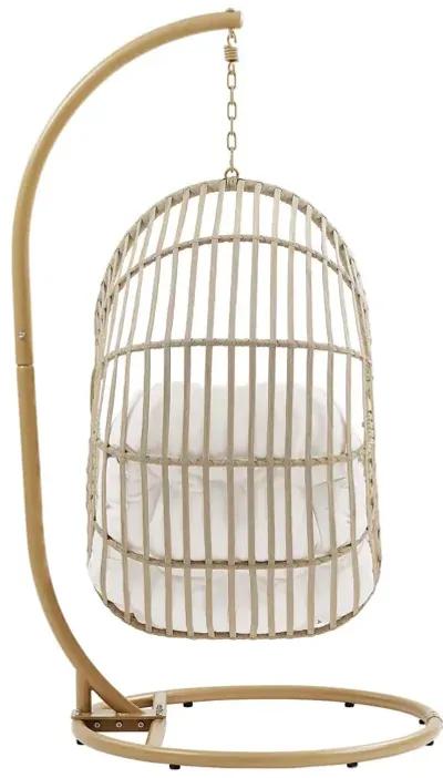 Amalie Wicker Rattan Outdoor Patio Rattan Swing Chair