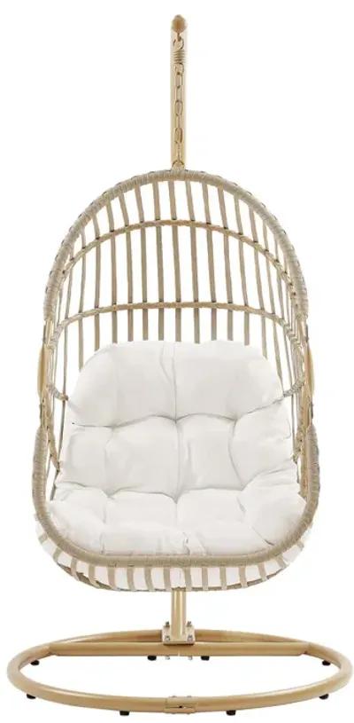 Amalie Wicker Rattan Outdoor Patio Rattan Swing Chair