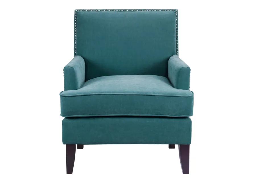 Madison Park Colton Blue Track Arm Club Chair