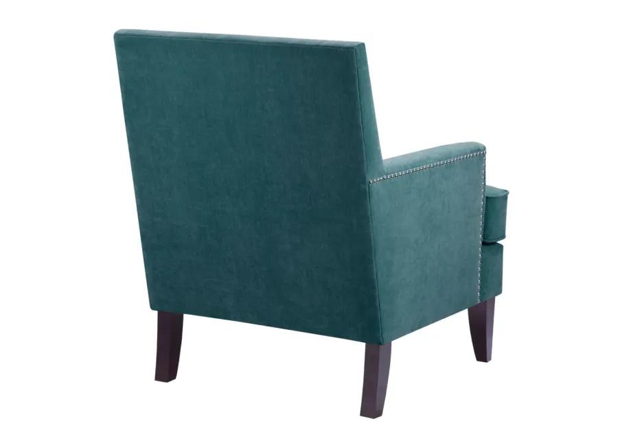 Madison Park Colton Blue Track Arm Club Chair