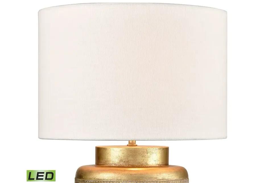 Giralda 18'' High 1-Light Table Lamp - Antique Gold - Includes LED Bulb