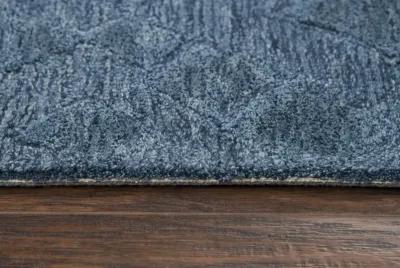 Fifth Avenue Blue Diamond Wool 5' x 8' Rectangle Rug