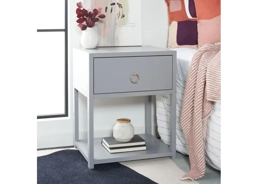 Yudi 1 Drawer 1 Shelf Nightstand