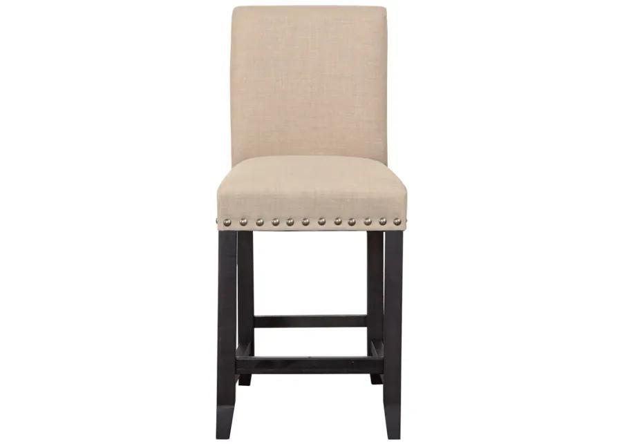 Yosemite Upholstered Kitchen Counter Stool in Cafe