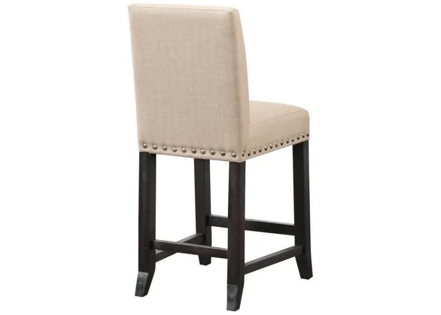 Yosemite Upholstered Kitchen Counter Stool in Cafe