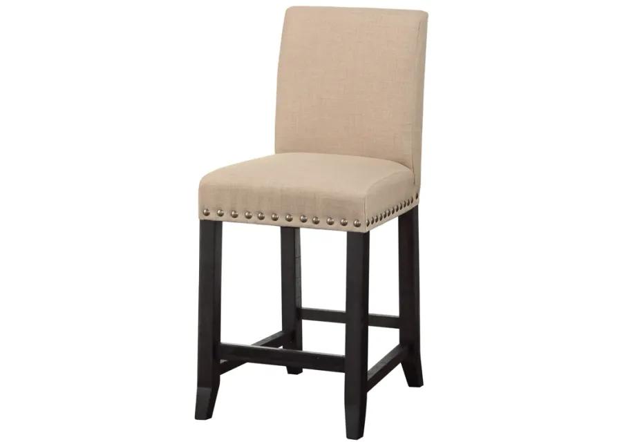 Yosemite Upholstered Kitchen Counter Stool in Cafe