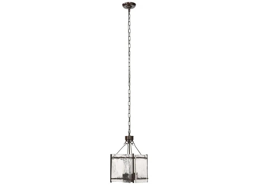 Glenn Small Square Bronze Metal Chandelier