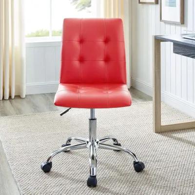 Prim Armless Mid Back Office Chair