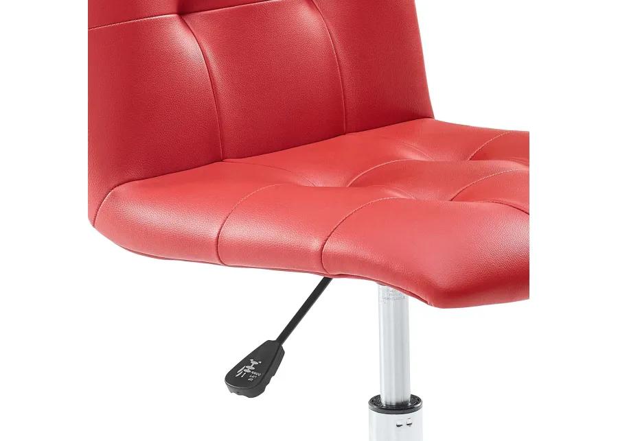 Prim Armless Mid Back Office Chair